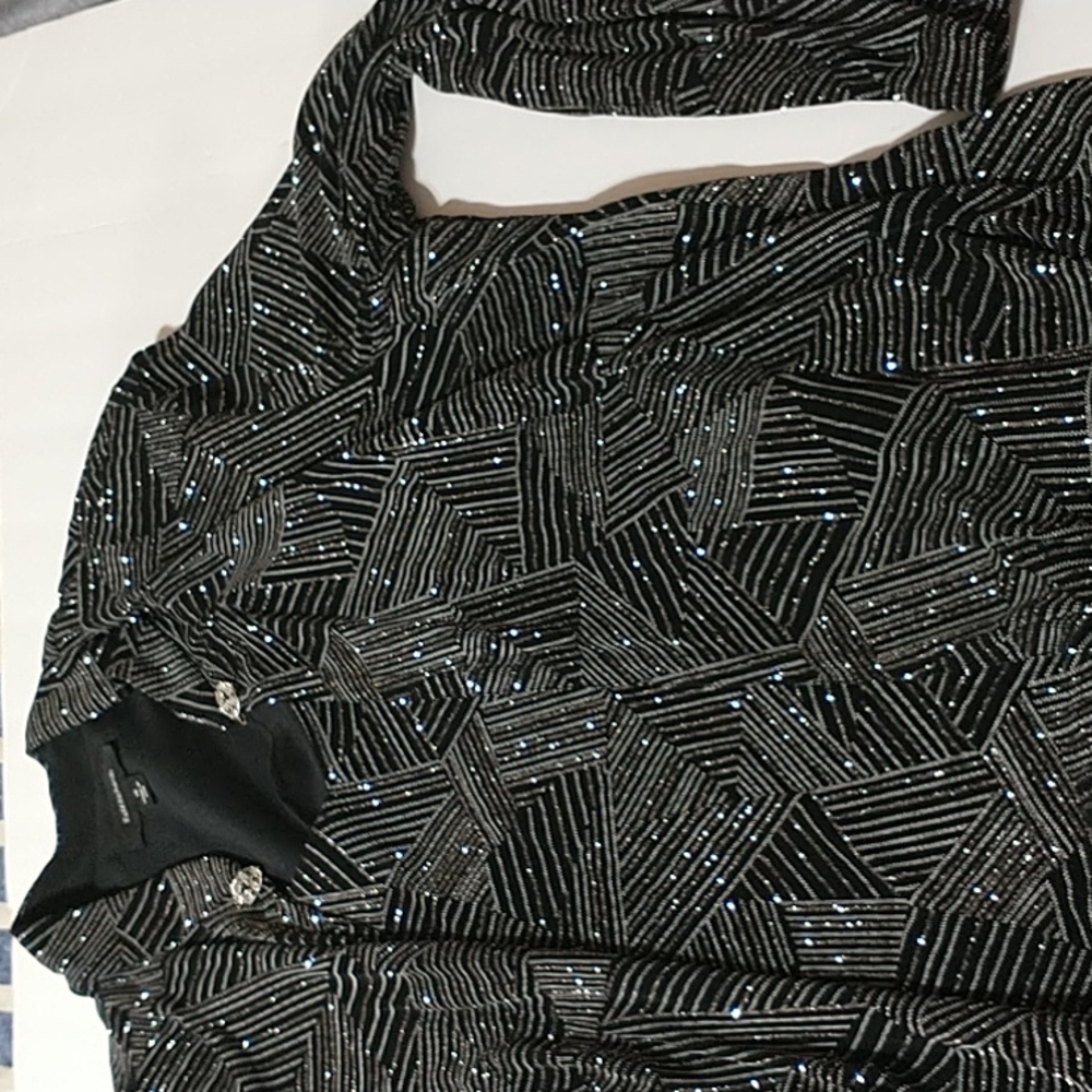 R&M Richard  Lycra blouse long sleeve size 18 - Picture 6 of 12